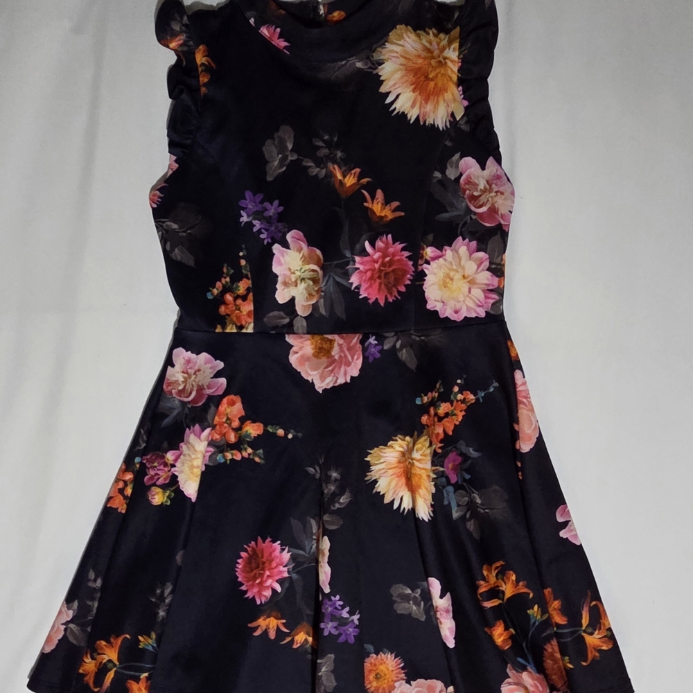 Floral Kids Dress - Multicolor